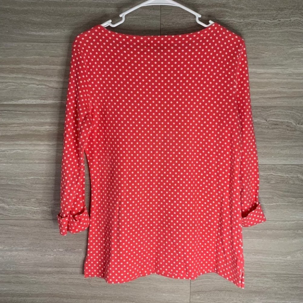 Women’s Karen Scott Polka Dot Blouse - Picture 6 of 6
